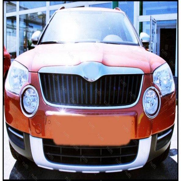 FAMS OTO AKSESUAR Skoda Yeti Krom Sis Çerçevesi 2 Parça 2009 Üzeri Paslanmaz Çelik
