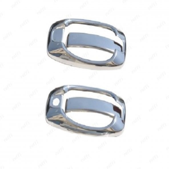 FAMS OTO AKSESUAR Citroen Jumper Krom Kapı Kolu+Çerçeve 2 Kapı 2006 Üzeri Paslanmaz Çelik - Resim 3