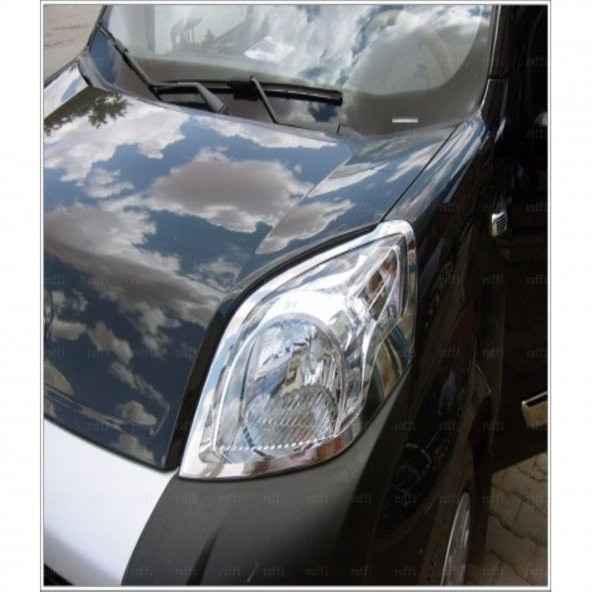 FAMS OTO AKSESUAR Citroen Nemo Krom Far Çerçevesi 2 Parça 2008 Üzeri Paslanmaz Çelik - 2