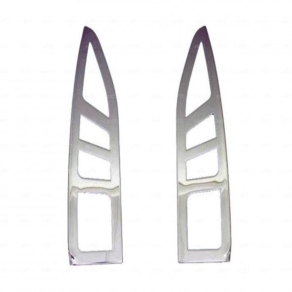 FAMS OTO AKSESUAR Citroen Berlingo Krom Stop Çerçeve 2 Parça 2008-2012 Arası Paslanmaz Çelik - 3