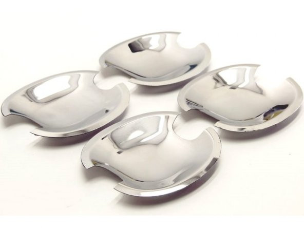 FAMS OTO AKSESUAR VW Bora Krom Dış Kapı Kolu Tası 4 Kapı 1998-2005 arası Paslanmaz Çelik - 1