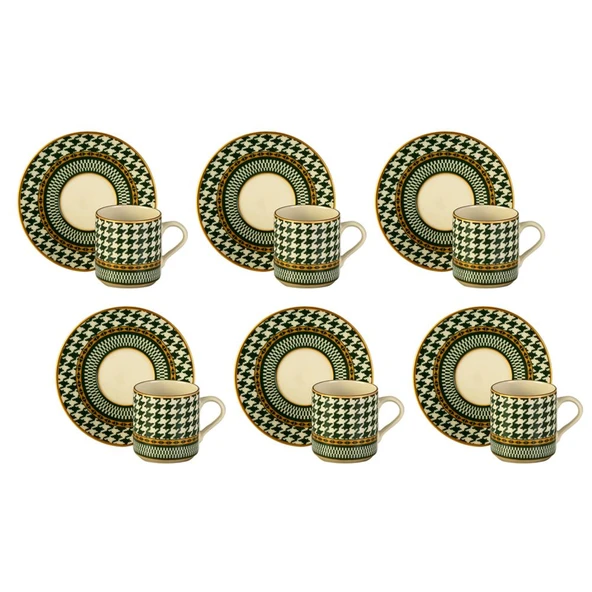 Vitale Sahra 6'lı Kahve Fincanı Takımı MTFK.0068 ürün görseli 1