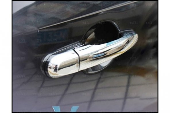 FAMS OTO AKSESUAR Kia Sportage Krom Kapı Kolu 4 Kapı 2004-2010 arası Paslanmaz Çelik ÇİFT DELİK - Resim 3