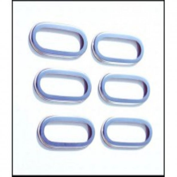 FAMS OTO AKSESUAR Mercedes Sprinter W906 Krom Yan Reflektör Çerçevesi 6 Parça 2006-2018 Arası P.Çelik - Resim 2