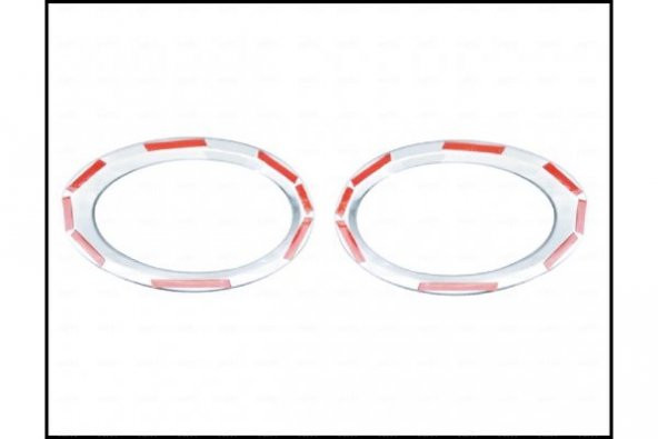 FAMS OTO AKSESUAR Connect Sis Farı Çerçevesi 2 Parça 2014-2021 Paslanmaz Çelik - Resim 4