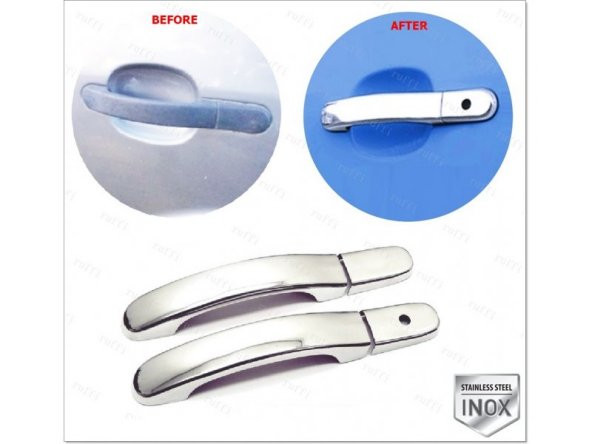 FAMS OTO AKSESUAR Fiesta Krom Kapı Kolu 2 Kapı 2001-2010 Paslanmaz Çelik ürün görseli