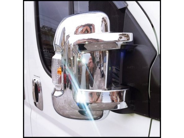 FAMS OTO AKSESUAR Citroen Jumper ABS Krom Ayna Kapağı 2 parça 2006 ve üzeri - 2