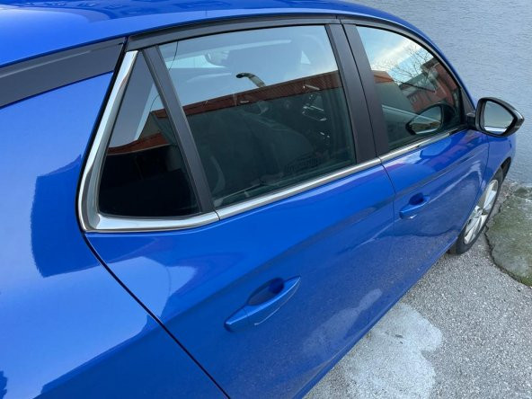 FAMS OTO AKSESUAR Opel Corsa F Krom Cam Çerçevesi 6 parça 2019 ve üzeri Paslanmaz Çelik - 2