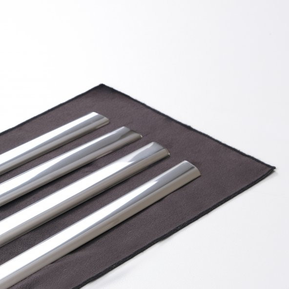 FAMS OTO AKSESUAR Opel Corsa F Krom Cam Çerçevesi 6 parça 2019 ve üzeri Paslanmaz Çelik - 3