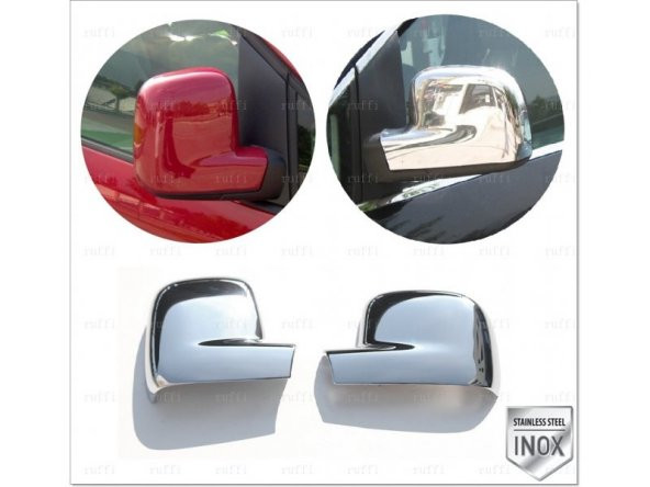 FAMS OTO AKSESUAR VW Caddy Krom Ayna Kapağı 2 prç. 2004-2015 arası Paslanmaz Çelik
