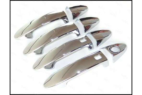 FAMS OTO AKSESUAR Ecosport Krom Kapı Kolu 4 Kapı 2012 ve üzeri Paslanmaz Çelik SENSÖRLÜ - Resim 3