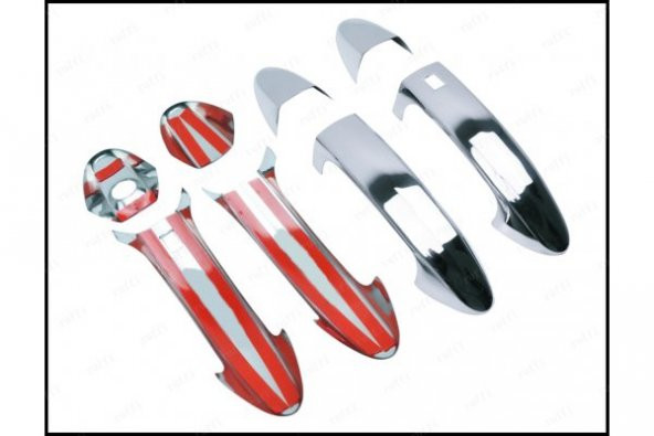 FAMS OTO AKSESUAR Ecosport Krom Kapı Kolu 4 Kapı 2012 ve üzeri Paslanmaz Çelik SENSÖRLÜ - Resim 4