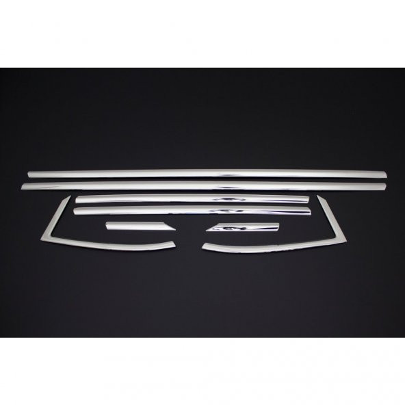 FAMS OTO AKSESUAR Opel Astra K HB Krom Cam Çıtası 8 prç. 2015 ve üzeri Paslanmaz Çelik - 3