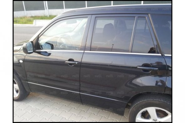 FAMS OTO AKSESUAR Suzuki Grand Vitara Krom Cam Çıtası 4 prç. 2005-2015 arası Paslanmaz Çelik - 2