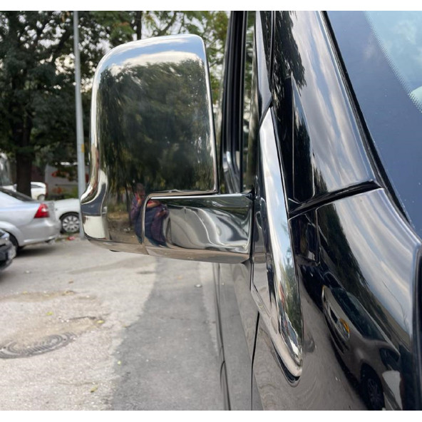 FAMS OTO AKSESUAR Mercedes Sprinter W907 Krom Ayna Kapağı 2 prç. 2018 ve üzeri Paslanmaz Çelik - Resim 4