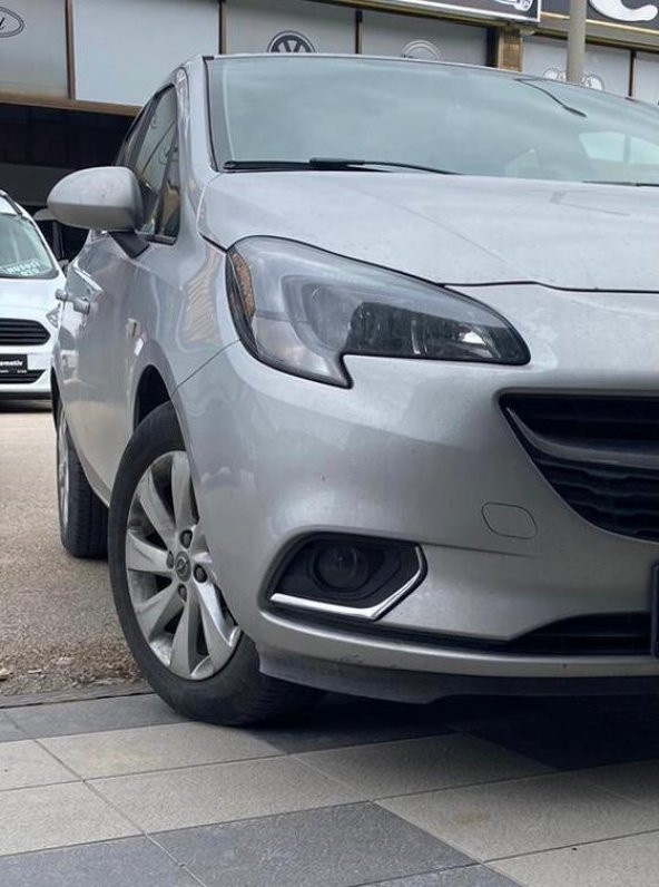 FAMS OTO AKSESUAR Opel Corsa E Krom Sis Farı Çerçevesi 2 prç.  2015 ve üzeri PASLANMAZ ÇELİK - Resim 2