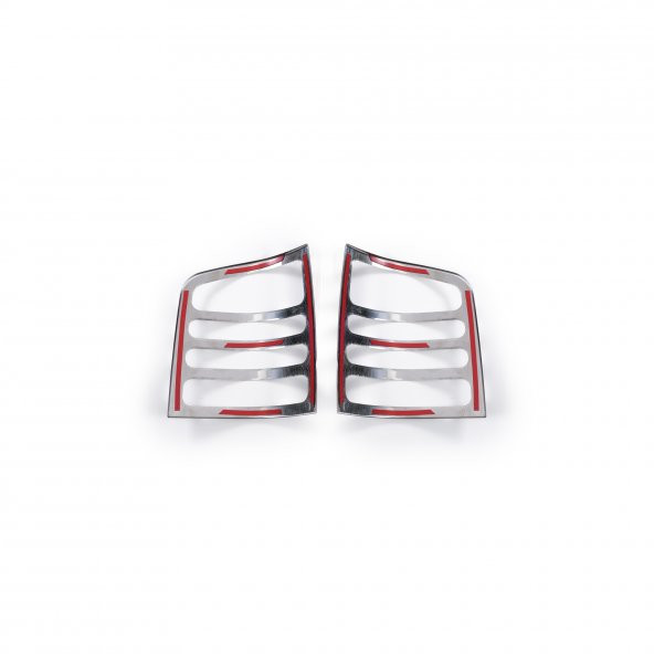 FAMS OTO AKSESUAR VW T5 Transporte-Caravelle-Multivan Krom Stop Çerçevesi 2003-2015 Paslanmaz Çelik - 3