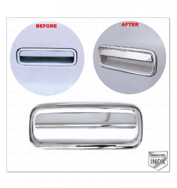 FAMS OTO AKSESUAR VW T5 CARAVELLE MULTİVAN Krom Bagaj Açma 2010-2015 Arası P.Çelik ürün görseli