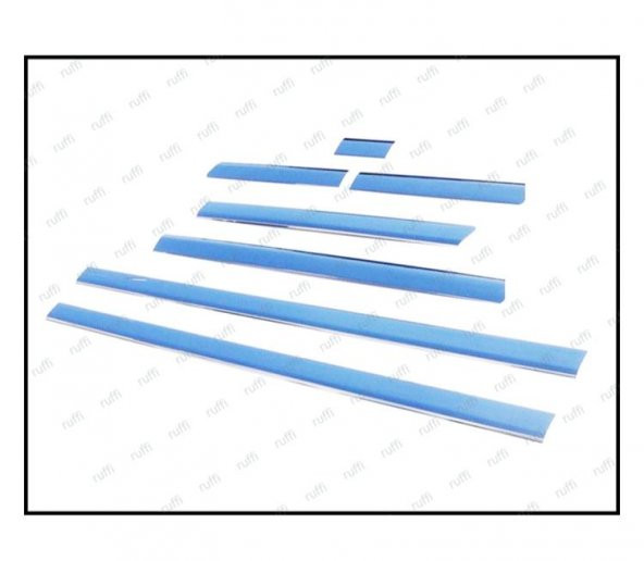 FAMS OTO AKSESUAR VW T5 Multivan Krom Yan Kapı Çıtası 7 prç 2004-2015 P.ÇELİK (UZUN ŞASE) - 2