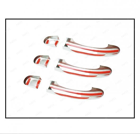 FAMS OTO AKSESUAR VW T5 Caravelle Krom Kapı Kolu 3 kapı 2004-2015 P. Çelik - Resim 2