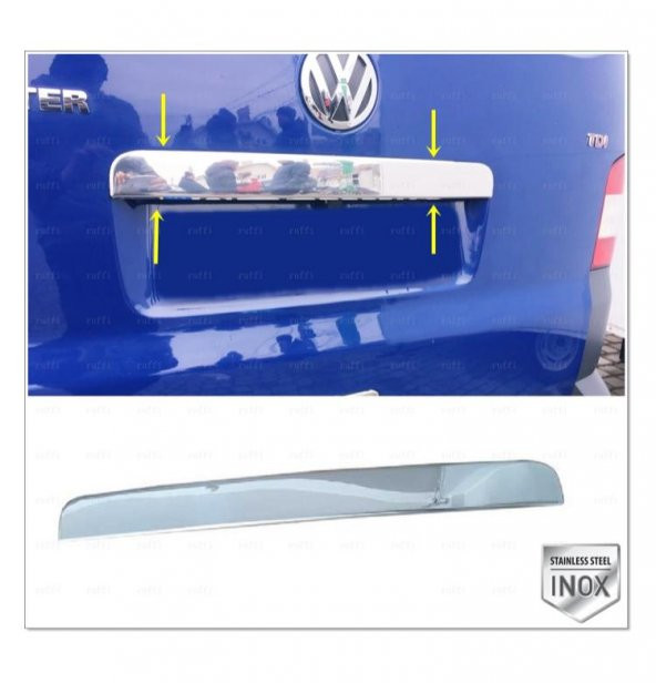 FAMS OTO AKSESUAR VW T5 Caravelle Krom Bagaj Çıtası 2004-2015 P. Çelik