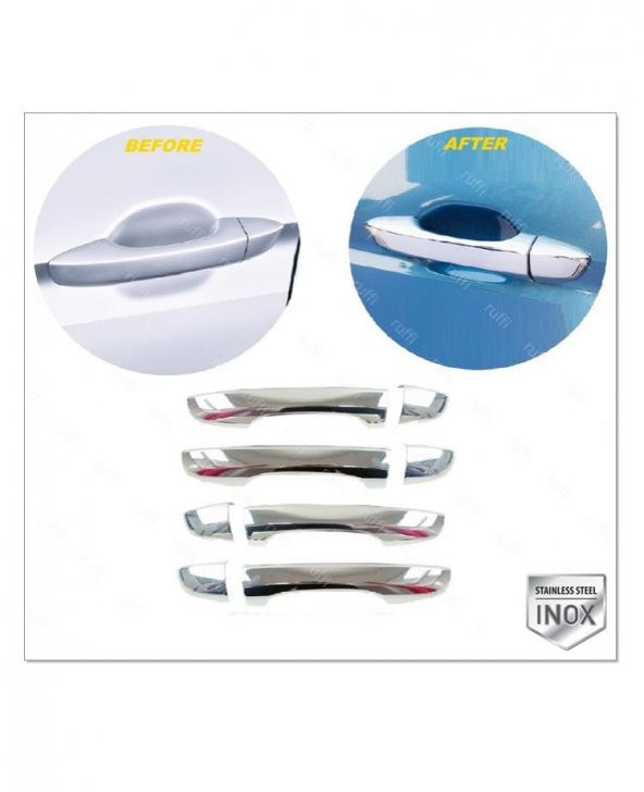 FAMS OTO AKSESUAR VW Passat B8 Krom Kapı Kolu 4 Kapı 2015 Üzeri P. Çelik ürün görseli