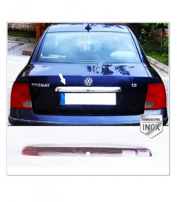 FAMS OTO AKSESUAR VW Passat Krom Bagaj Çıtası 1996-2005 P. Çelik