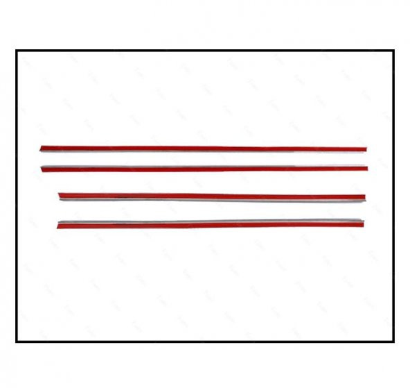 FAMS OTO AKSESUAR VW Jetta Krom Cam Çıtası 4 prç. 2005-2011 P. Çelik - 4