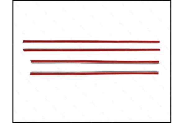 FAMS OTO AKSESUAR VW Golf 5 Plus Krom Cam Çıtası 4 prç. 2004 Üzeri P. Çelik - 2