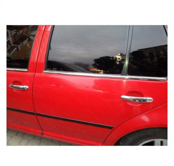 FAMS OTO AKSESUAR VW Golf 4 Krom Cam Çıtası 4 prç. 1998-2004 P. Çelik - 2