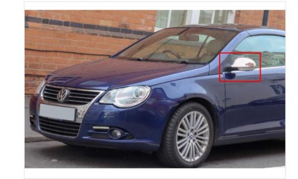 FAMS OTO AKSESUAR VW EOS Krom Ayna Kapağı 2 parça 2006 ve üzeri Paslanmaz Çelik