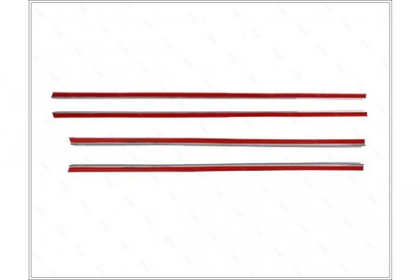 FAMS OTO AKSESUAR VW Golf 5 Krom Cam Çıtası 4 prç. 2004-2009 arası Paslanmaz Çelik - 3