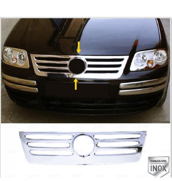 FAMS OTO AKSESUAR VW Caddy Krom Ön Panjur 1 prç. 2004 Üzeri P. Çelik (Formlu)