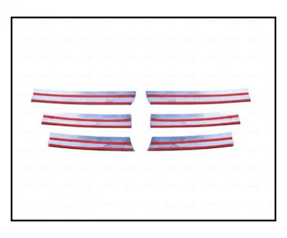 FAMS OTO AKSESUAR VW Caddy LIFE Krom Ön Panjur 6 prç. 2007-2010 Arası P.Çelik - Resim 4