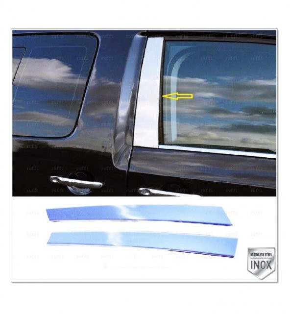 FAMS OTO AKSESUAR VW Caddy Krom Kapı Direği 2 prç.  2004-2015 P.ÇELİK ürün görseli