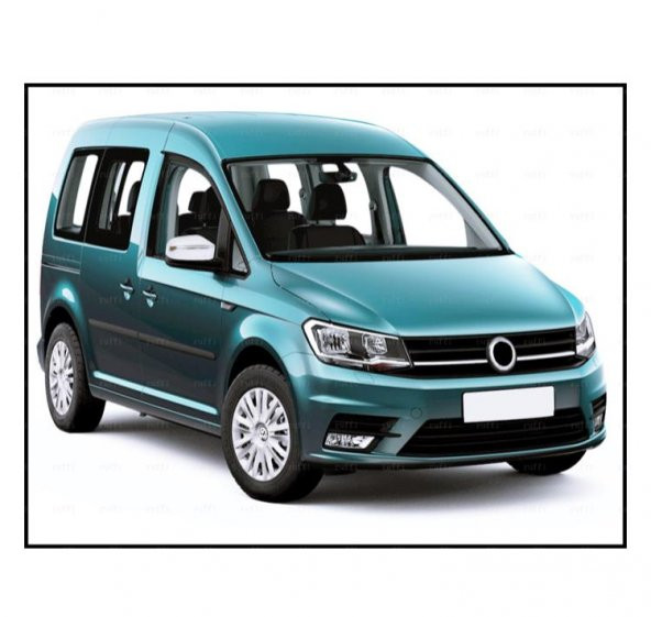 FAMS OTO AKSESUAR VW Caddy Krom Ayna Kapağı 2 prç. 2015 Üzeri P. Çelik