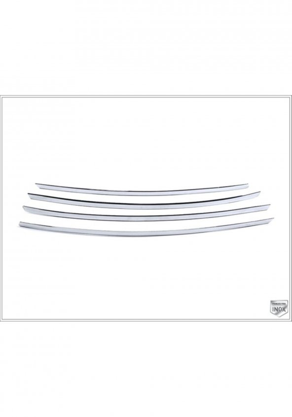 FAMS OTO AKSESUAR VW Amarok Krom Ön Panjur 4 parça 2010 ve üzeri Paslanmaz Çelik - 4