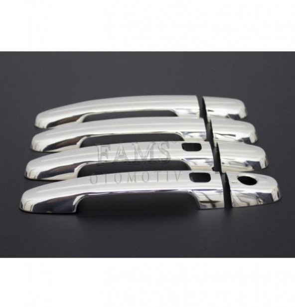 FAMS OTO AKSESUAR Toyota Auris Krom Kapı Kolu 4 Kapı 2007-2012 P. Çelik (SENSÖRLÜ) ürün görseli