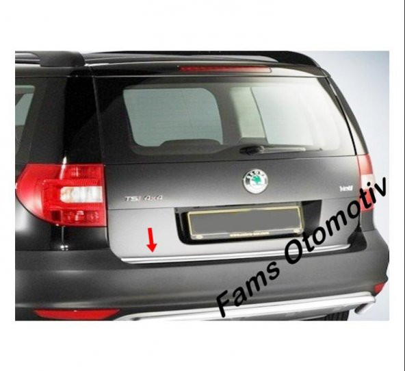 FAMS OTO AKSESUAR Skoda Yeti Krom Alt Bagaj Çıtası 2009 Üzeri P. Çelik