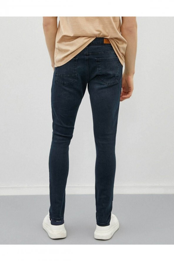 Erkek Jean Pantolon Indıgo - 4