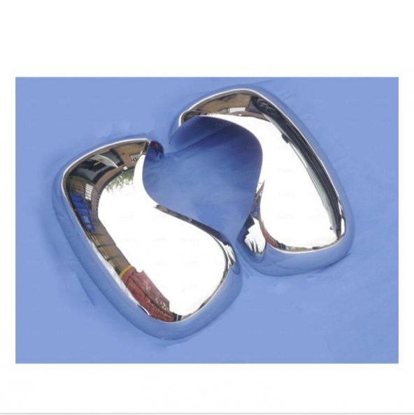 FAMS OTO AKSESUAR Renault Trafic Krom Ayna Kapağı 2 parça 2001-2014 Paslanmaz Çelik - Resim 2
