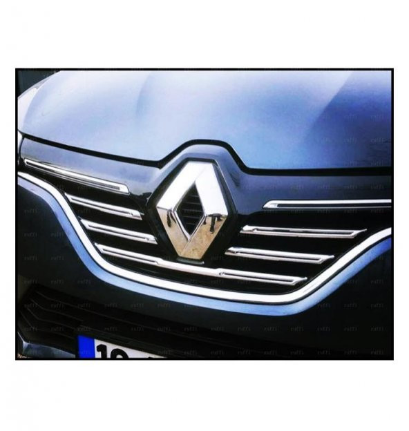 FAMS OTO AKSESUAR Renault Megane 4 Krom Ön Panjur 5 prç. 2016-2020 Arası P. Çelik - Resim 2