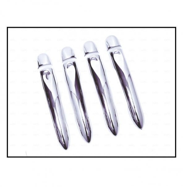 FAMS OTO AKSESUAR Renault Megane 3 Krom Kapı Kolu 4 Kapı 2008-2016 P.ÇELİK (SENSÖRLÜ) - Resim 2