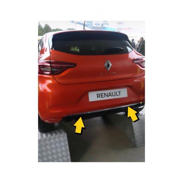 FAMS OTO AKSESUAR Renault Clio 5 HB Krom Tampon Alt Çıtası 2019 ve sonrası P.ÇELİK ürün görseli