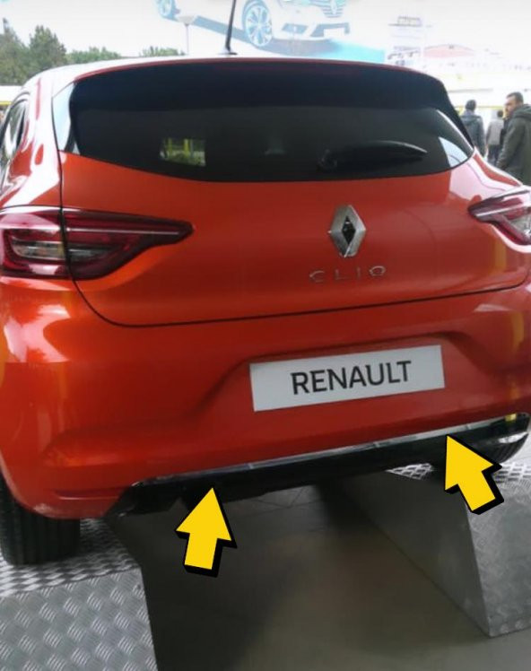 FAMS OTO AKSESUAR Renault Clio 5 HB Krom Tampon Alt Çıtası 2019 ve sonrası P.ÇELİK - Resim 2
