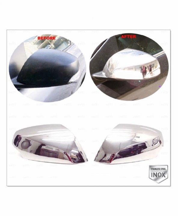 FAMS OTO AKSESUAR Renault Laguna 3 Krom Ayna Kapağı 2 prç 2007-2015 P. Çelik