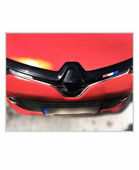 FAMS OTO AKSESUAR Renault Clio 4 Krom Ön Panjur Çıtası U Formlu  2012-2016 P.ÇELİK - 2