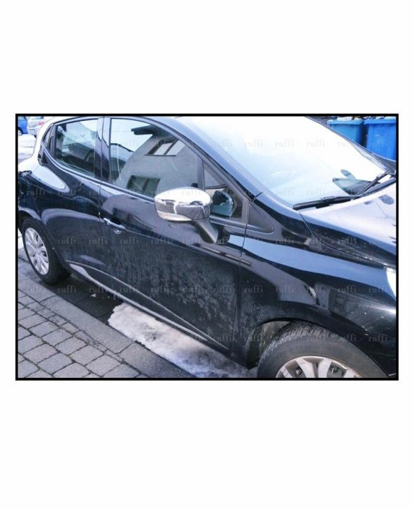FAMS OTO AKSESUAR Renault Clio 4 HB Krom Ayna Kapağı 2 parça  2012-2018 P.ÇELİK - Resim 2