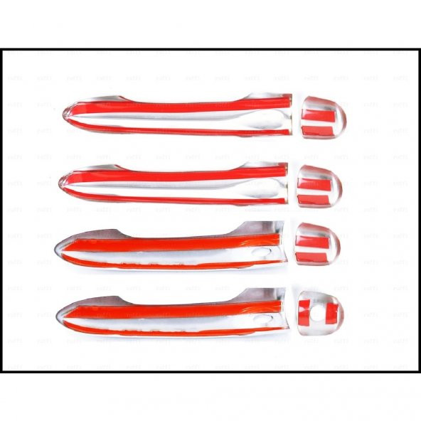 FAMS OTO AKSESUAR Renault Fluence Krom Kapı Kolu 4 kapı 2010 Üzeri (2 KOL SENSÖRLÜ) P.ÇELİK - Resim 4