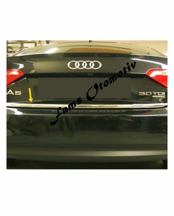 FAMS OTO AKSESUAR Audi A5 Krom Bagaj Alt Çıtası 2007-2016 Arası P. Çelik - 1